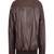 men's black lambskin leather jacket-zipper & café racer style