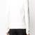 men's white genuine lambskin leather jacket- 2 front pocket & ribbed cuff style