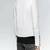 men's white lambskin leather jacket-2 pocket & snap button style