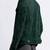 men's green suede lambskin leather  jacket-2 envelope pocket & snap button style