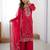 Incredible Pink Embroidered Georgette Festival Wear Palazzo Suit