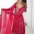 Incredible Pink Embroidered Georgette Festival Wear Palazzo Suit