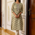 pear fancy silk blend kurta set