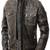 Men's brown genuine lambskin rub off leather jacket-asymmetrical zipper & snap button & style