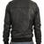 Men's brown genuine lambskin leatherjacket - straight zipper & ribbed cuff  style