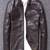 Men's brown genuin lambskin leather jacket 3-zipper pocket biker style