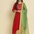 maroon fancy silk blend kurta set