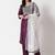 wine fancy silk blend kurta set