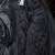 Men's white lambskin leather jacket-black strip & ribb cuff style