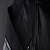 Men's white lambskin leather jacket-black strip & ribb cuff style