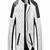 Men's white black quilted lambskin leather jacket ribb neck style