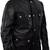 Men's brown lambskin leather jacket- zipper & envelope detail