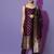 wine fancy cotton silk kurta set