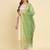 white fancy silk blend kurta set