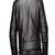 Men's black lambskin leather jacket -café racer