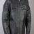 Men's black lambskin leather jacket  2 zip pocket