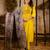 yellow fancy viscose rayon kurta set