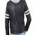 Men's black lambskin leather jacket -hoodie style