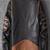 Mens brown hand strip lambskin genuine leather jacket biker motorcycle jacket