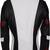 Mens white soft motorcycle jacket genuine leather strip design