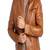 Mens brown genuine lambskin leather jacket quilted zipper detail