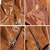 Mens brown genuine lambskin leather jacket quilted zipper detail