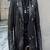 Mens black genuine lambskin leather jacket quilted hand zipper