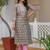 grey fancy silk blend kurta set