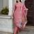coral fancy viscose kurta set