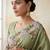 Mehndi Green Color  embroidery work  Silk Blend Saree