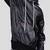Men's black hoodie jacket with white stripe detail piping style fastion