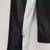 Black genuine lambskin leather jacket-stripes white  fashion style