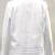 Men's white yellow stripe genuine lambskin  leather jacket