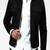 Men's black suede genuine lambskin leather jacket -plain design