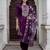 wine fancy viscose kurta set