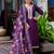 purple fancy viscose kurta set