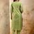pear fancy chanderi silk kurta set