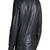 Men's black biker genuine lambskin leather moto jacket