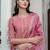 coral fancy viscose kurta set