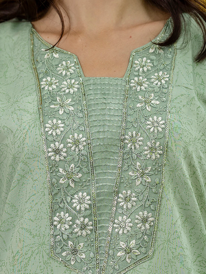 pear fancy silk blend kurta set 4