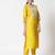 yellow fancy silk blend kurta set
