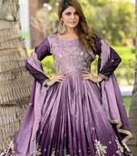multicolor fancy pure silk kurta set