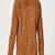 Brown soft suede genuine lambskin leather jacket button pockets