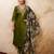 mehendi fancy viscose rayon kurta set