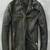 Men's black rub off genuine lambskin leather jacket vintage look
