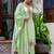 pear fancy silk blend kurta set