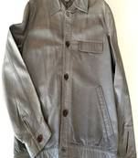 Genuine lambskin leather jacket-beige spread collar fashion style