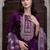 wine fancy viscose kurta set