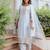 grey fancy viscose kurta set