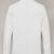 Men's white 4 zip genuine lambskin leather jacket-café racer